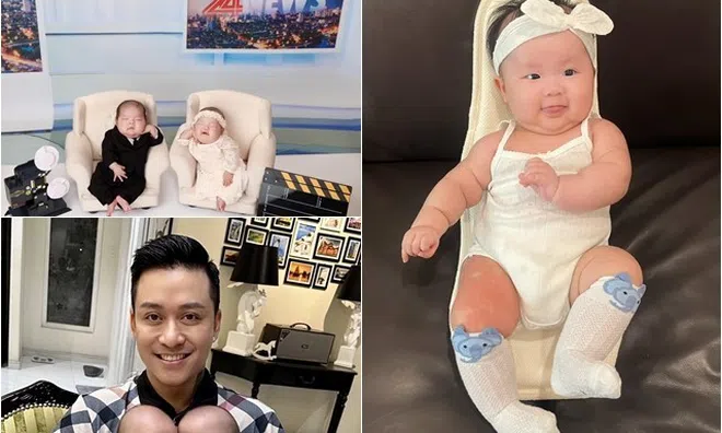 Cặp sinh đôi nhà BTV truyền hình giúp bố mẹ tăng hàng vạn fan, con Shark Bình - Sam ngộ nghĩnh hết nấc