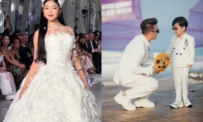 Con sao Việt trổ tài catwalk: Lọ Lem lộng lẫy như công chúa, quý tử của Đàm Vĩnh Hưng nhõng nhẽo trên sàn runway