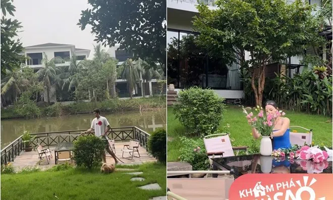 Cận cảnh biệt thự bên hồ của thủ môn Đặng Văn Lâm và vợ nóng bỏng, ngập tràn hơi thở thiên nhiên