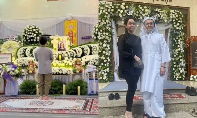Xót xa cảnh NSƯT Đại Nghĩa lặng nhìn di ảnh mẹ khi tang lễ vãn người, Nhật Kim Anh "sát cánh" lo hậu sự