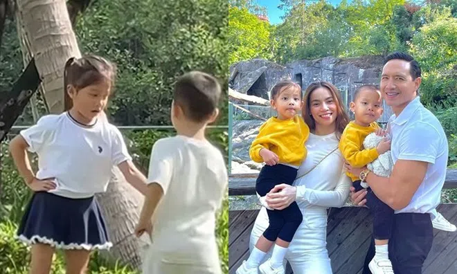 Sao Việt 24h: Con gái Hồ Ngọc Hà catwalk thần thái chuyên nghiệp hệt mẹ, quát em trai cũng dứt khoát ra dáng chị lớn