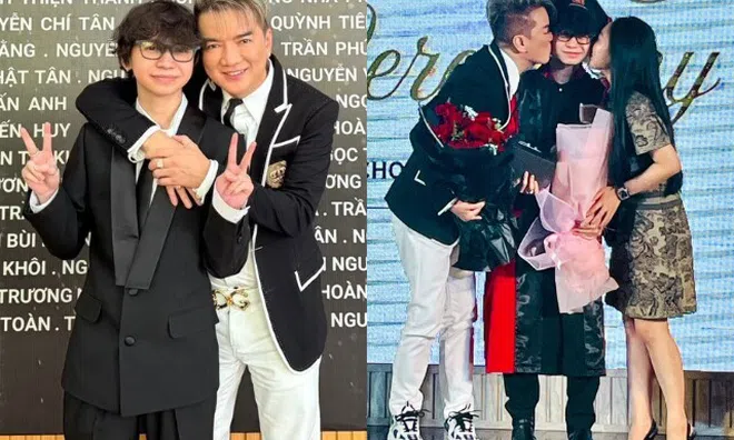 Đàm Vĩnh Hưng khóc trong lễ trưởng thành của con trai kín tiếng, mẹ ruột của quý tử được "ông hoàng nhạc Việt" yêu chiều