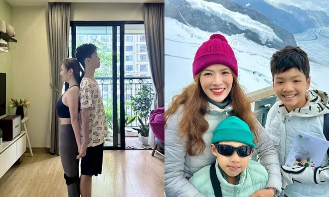 Sao Việt 24h: MC Đan Lê bất ngờ vì con trai đã cao hơn mẹ "gần 1 cái đầu", có bờ vai vững chãi ở tuổi 14