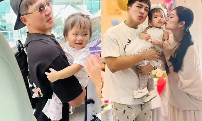Con gái Thanh Trúc đẫm nước mắt khi chia tay bố Châu Khải Phong, ông xã nữ diễn viên không đeo nhẫn cưới