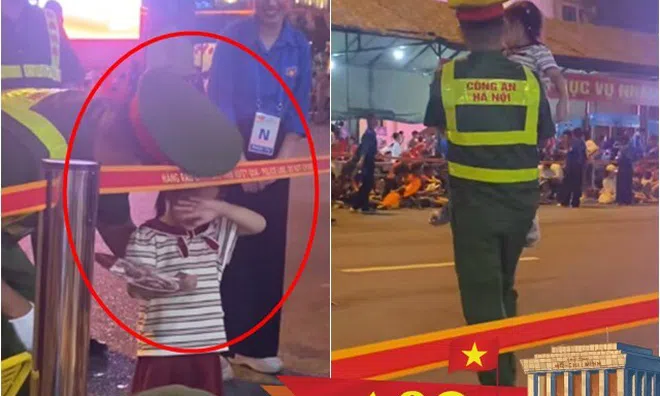 "Khối mầm non" được chiến sĩ công an A80 đích thân bế sang đường cho ông bà, câu chuyện phía sau quá đáng yêu