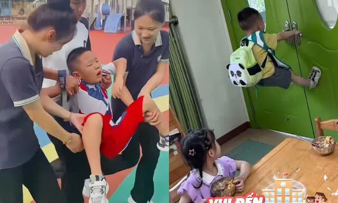Cười té xỉu với 1001 khoảnh khắc "hân hoan" ngày tựu trường của "khối măng non" sáng 5/9