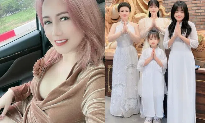 Có 3 con gái với 4 đời chồng, nữ diễn viên họ Đào nổi tiếng VTV đặt tên các ái nữ giống hệt nhau, đứa trẻ lớn lên rất đẹp