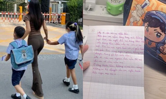 Gửi con đi học ở trường nội trú, mẹ Việt òa khóc khi thấy một thứ trong cặp sách của con