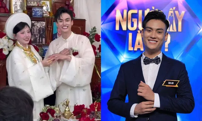 Chú rể trang điểm đậm hơn cô dâu đang "gây sốt" MXH: Là nam chính "Người ấy là ai", tốt nghiệp thủ khoa đại học