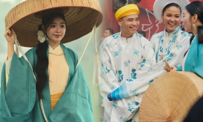Sao Việt diện cổ phục: Vợ chồng H'Hen Niê như cưới thêm lần nữa, Lọ Lem con gái Quyền Linh đẹp không thua hoa hậu