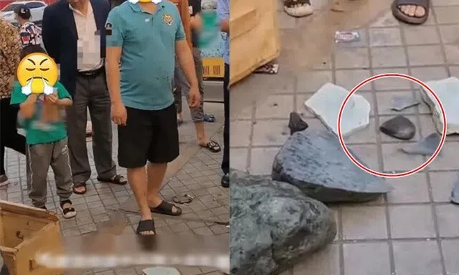 Con làm vỡ viên đá 3 tỷ đồng, câu nói của người bố khiến ai cũng gật gù, chủ cửa hàng câm nín