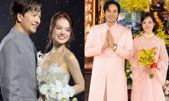 Đám cưới Đoàn Minh Tài và vợ bác sĩ kém 16 tuổi: Bố mẹ chú rể rạng ngời trong ngày đón dâu