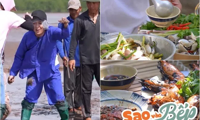 Trường Giang lội bùn bắt sản vật, cùng "vua nhạc miền Tây" và cô em thân thiết làm loạt món dân dã mà ngon