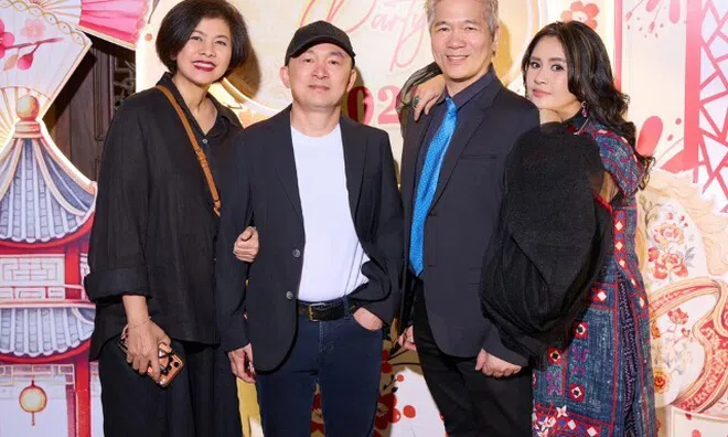 Diva Thanh Lam tổ chức tiệc với chồng bác sĩ, nhạc sĩ Quốc Trung đưa bạn gái đến mừng vợ cũ hạnh phúc