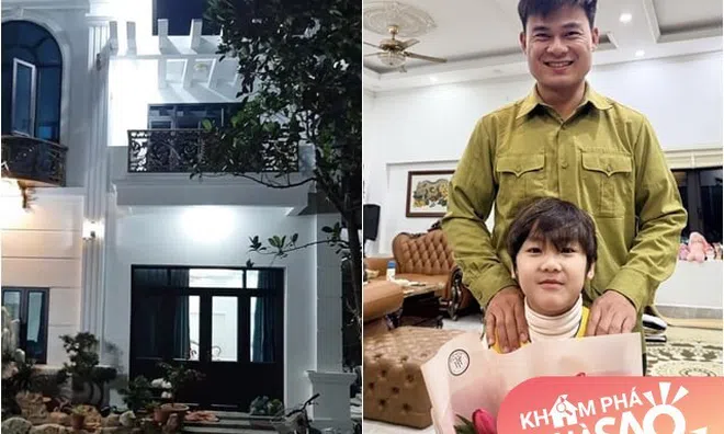 Bên trong biệt thự 5 tầng bề thế của Hòa Minzy, nơi Đại úy Thăng Văn Cương thường về để chăm sóc con