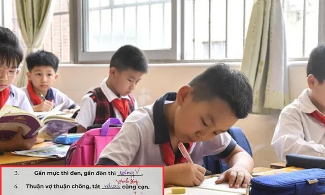 Cô giáo giao bài tập điền câu: "Một túp lều tranh, hai trái tim...", đáp án của học sinh hiếm ai nghĩ ra