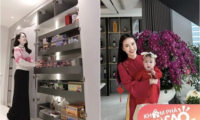 Nữ MC VTV xinh như hoa sống cùng chồng Tiến sĩ trong cơ ngơi 9 tầng, nhìn căn bếp gọn từng centimet mà mê