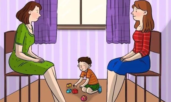 Câu đố FBI tuyển ứng viên, mẹ bỉm sữa nhìn là biết: Trong hai người, ai là mẹ đứa trẻ?