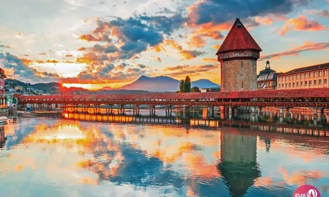 Vẻ đẹp cổ tích của cầu gỗ Chapel, niềm tự hào của thành phố Lucerne