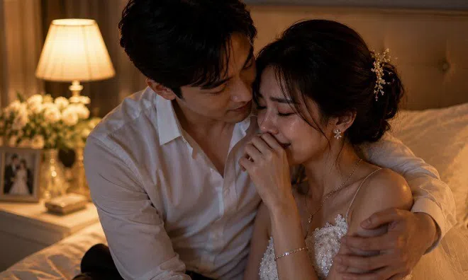 Đưa con trai cùng đi tái hôn, đêm tân hôn chồng hỏi 7 từ, tôi khóc vì hạnh phúc