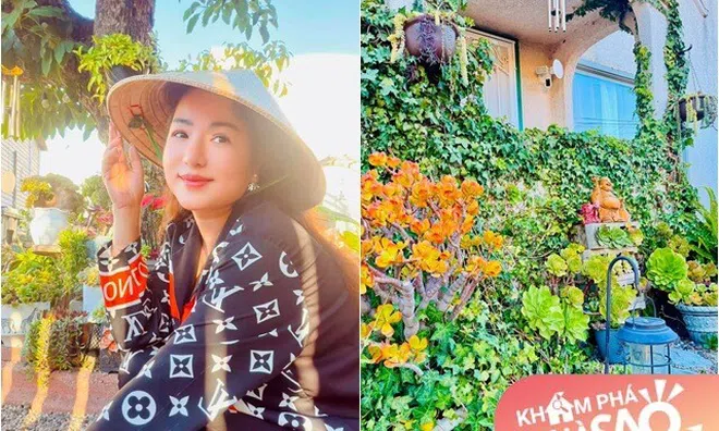 Thúy Nga giờ chỉ thích ở ngoài vườn cả ngày, trầm trồ "vườn nhà bà Nga" đẹp mê tại biệt thự hàng chục tỷ