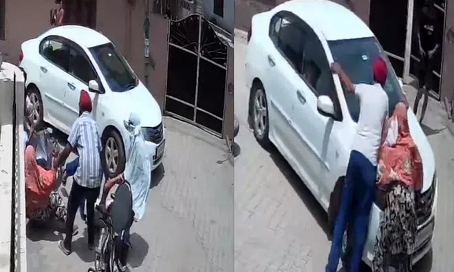 Bé 4 tuổi bị giật thẳng khỏi tay ông nội giữa ban ngày, cảnh sát vào cuộc, phân tích các doạn phim từ camera an ninh