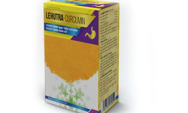 Thực phẩm bảo vệ sức khỏe LEHUTRA-CURCUMIN vi phạm quảng cáo