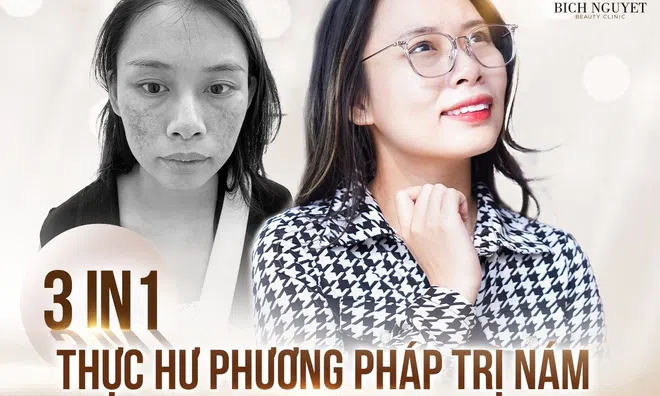 Thật hư phương pháp trị nám 3 trong 1: Sạch nám - trẻ hóa - trắng da