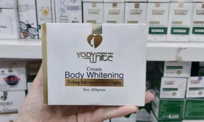 Hàng loạt kem dưỡng trắng, chăm sóc da nhãn hiệu Yody Phương Anh bị thu hồi vì không đạt chất lượng