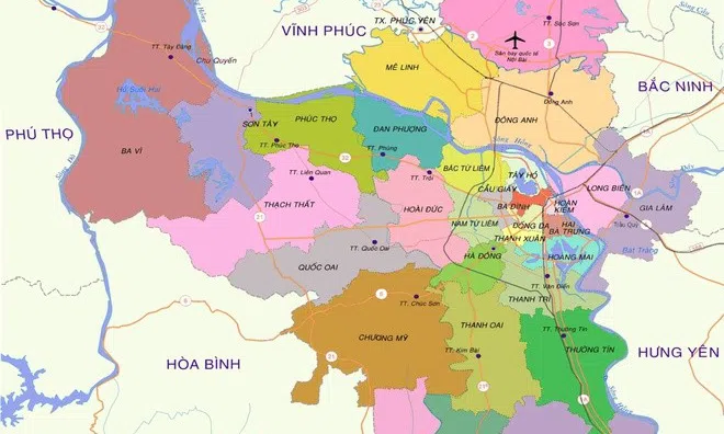 Hà Nội nghiên cứu đưa 3 huyện Đông Anh, Sóc Sơn và Mê Linh lên thành phố