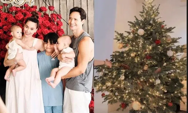 Sao Việt trang trí Noel: Hà Hồ đơn giản, Cường Đô La lộng lẫy