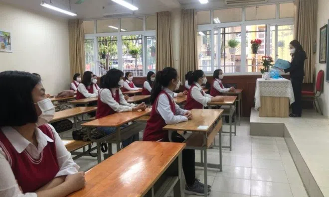 Từ ngày 8/2, 57 tỉnh, thành phố cho 100% học sinh THCS, THPT đến trường