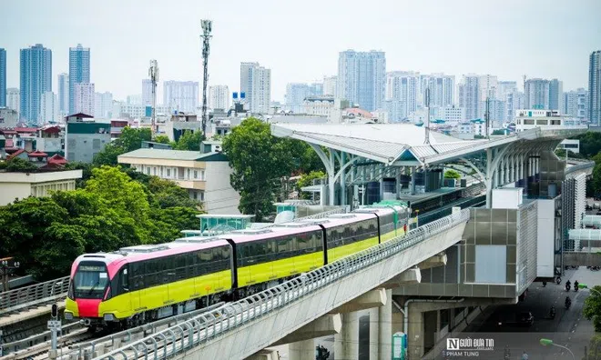 Tuyến đường sắt trên cao Nhổn - ga Hà Nội vận hành thử từ 5/12
