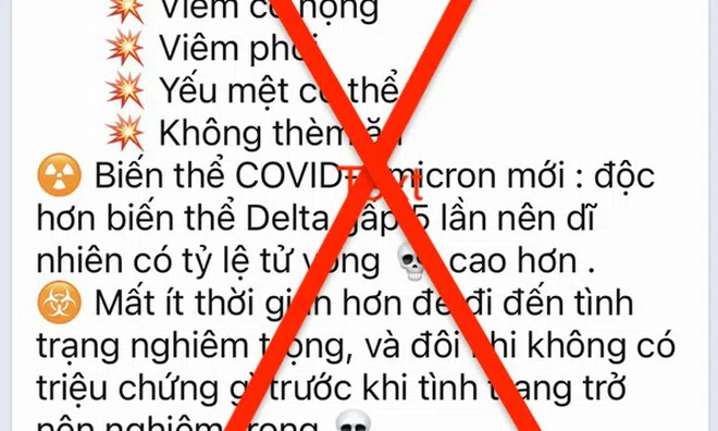 Xôn xao tin biến thể COVID-19 mới 'độc hơn Delta gấp 5 lần', Bộ Y tế nói gì?