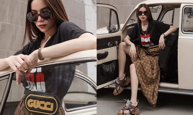 Mang giày thể thao, Hà Hồ vẫn quyến rũ đến khó tin dưới bàn tay stylist Kelbin Lei
