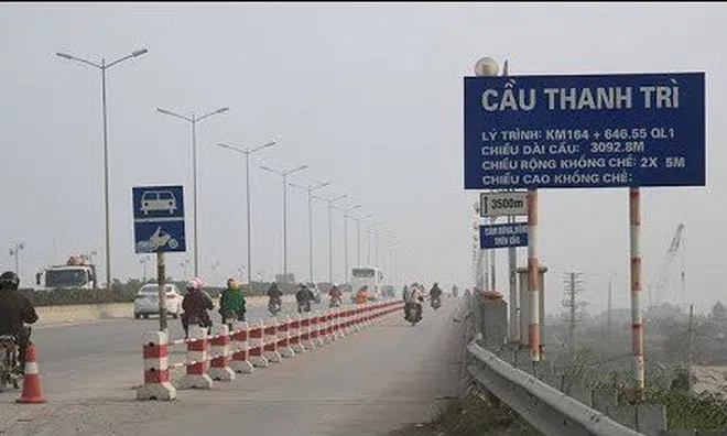 Từ 16/3, tài xế ô tô cần lưu ý điều này khi đi trên cầu Thanh Trì