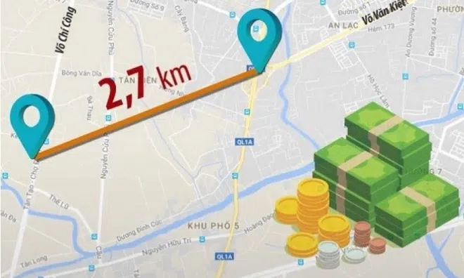 Công ty Yên Khánh bị thu hồi dự án BOT đường nối Võ Văn Kiệt với cao tốc TP. HCM - Trung Lương