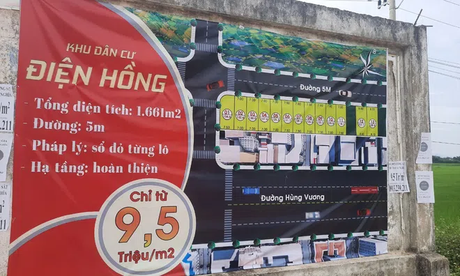 Dự án KDC Điện Hồng: Kết quả đấu giá chưa duyệt đã rao bán, nhận cọc