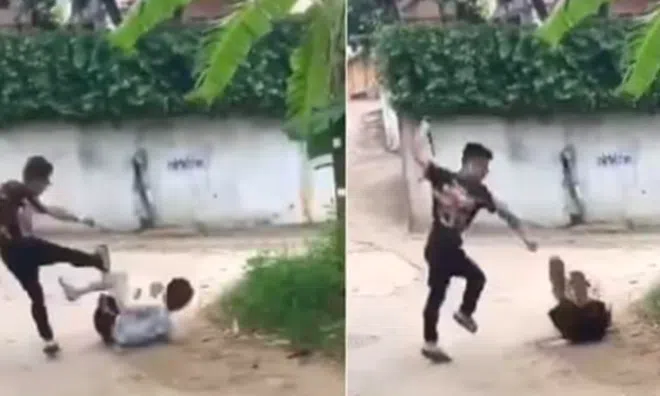 Tạm giữ nam sinh lớp 10 cầm gậy 3 khúc hành hung dã man bạn học