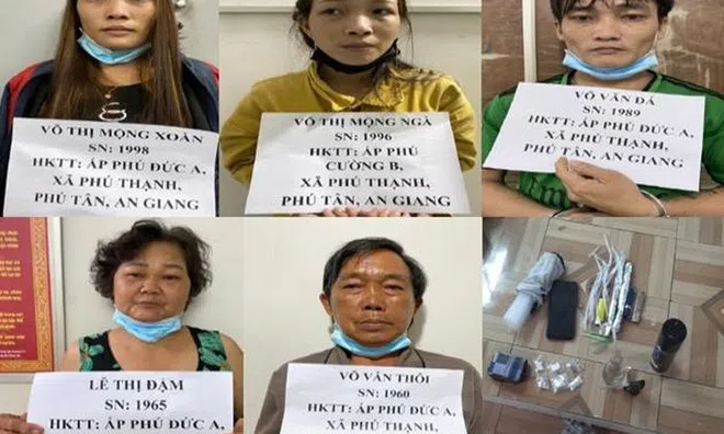 Bắt giam 5 người trong gia đình vì mua bán trái phép chất ma túy