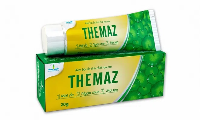 Thu hồi toàn quốc lô mỹ phẩm kem bôi da tinh chất rau má Themaz do không đảm bảo chất lượng