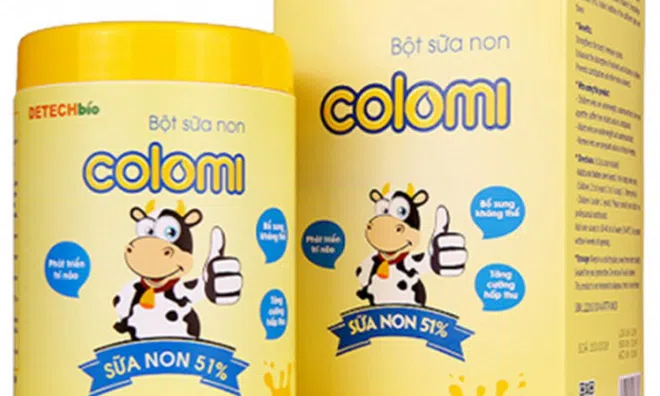 Vi phạm quảng cáo, TPBVSK Bột sữa non Colomi, Công ty Detech bị phạt 25 triệu đồng