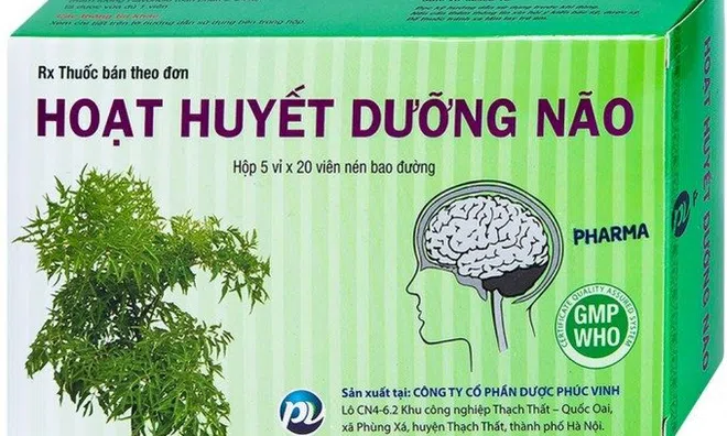 Thu hồi toàn quốc thuốc hoạt huyết dưỡng não của Công ty Phúc Vinh do không đạt chất lượng