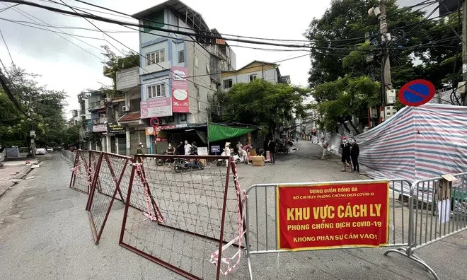 Hà Nội: Phong tỏa khu dân cư tại phường Thổ Quan với 1.300 dân