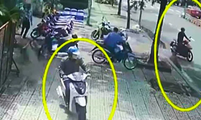 "Đạo chích" đánh lạc hướng bảo vệ, trộm SH trong nháy mắt