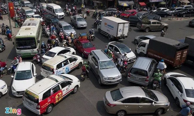 Đề xuất thu phí ô tô vào trung tâm TP.HCM, mức cao nhất là 70.000 đồng