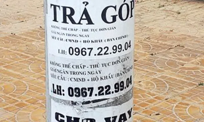 Gặp họa vì vay tiền từ “ngân hàng cột điện”