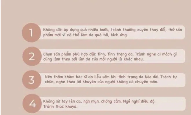5 quy tắc giữ da khỏe đẹp, ít tốn tiền mỹ phẩm