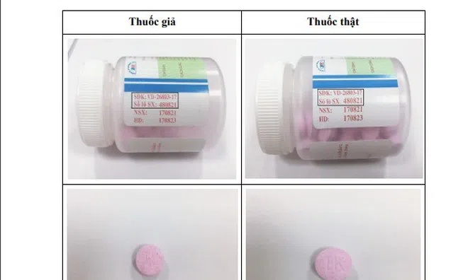 Bộ y tế cảnh báo về thuốc giảm đau, hạ sốt Ophazidon bị làm giả