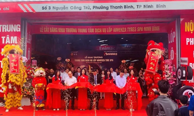 Casumina khai trương Advenza Tire Spa tại Ninh Bình - Khơi dậy niềm tự hào dân tộc trong tiêu dùng hàng Việt